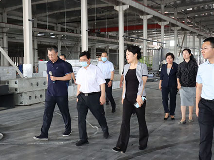 洛陽市長徐衣顯一行蒞臨鴻元軸承新廠項(xiàng)目建設(shè)現(xiàn)場(chǎng)考察